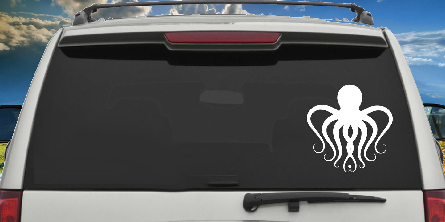 Octopus, Sea Life, Sticker Decal