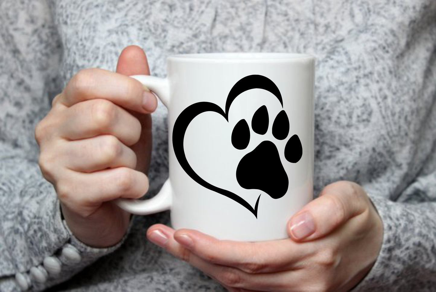Paw Heart, 15 oz  Mug