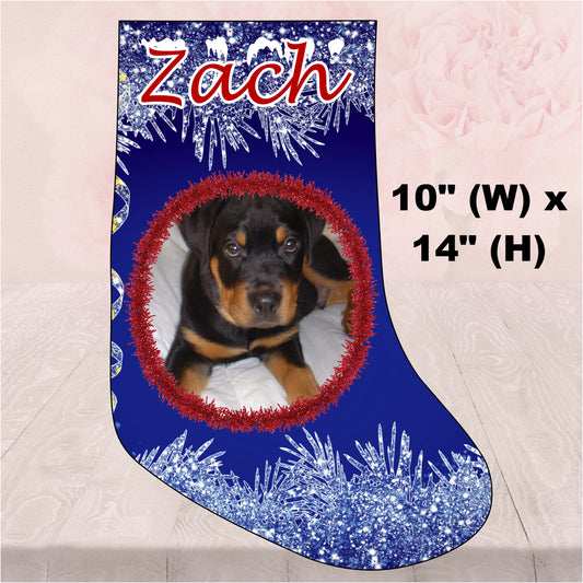 Custom Christmas Pet Stocking. Personalized