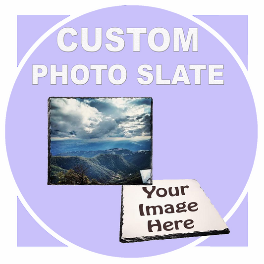 Photo Slate Rock 7.6" x 7.6"