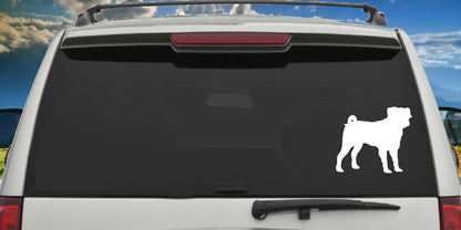 Pug Dog , Decal Sticker