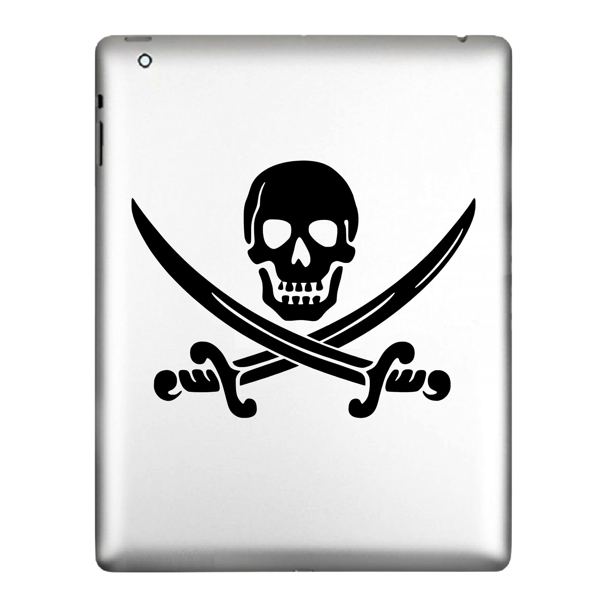 Pirate Skull Crossbones - 12 Vinyl Sticker Waterproof Decal 