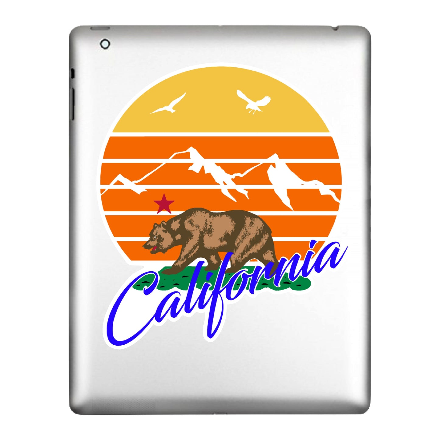 California State Grizzly Bear Decal, sticker