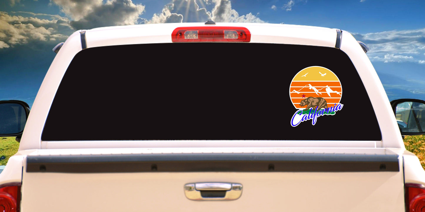 California State Grizzly Bear Decal, sticker
