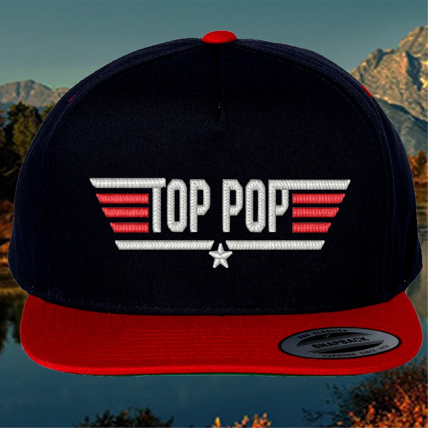 3D Top Pop Embroidered Structured Baseball Cap Hat