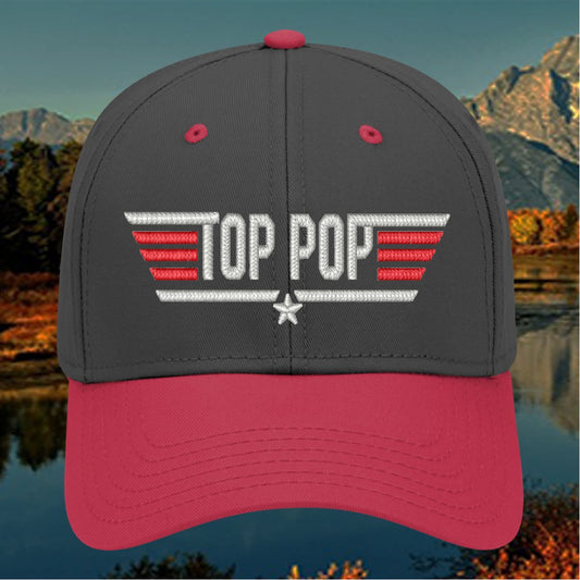 3D Top Pop Embroidered Structured Baseball Cap Hat