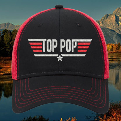 3D Top Pop Embroidered Structured Baseball Cap Hat