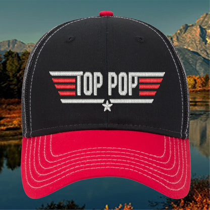 3D Top Pop Embroidered Structured Baseball Cap Hat