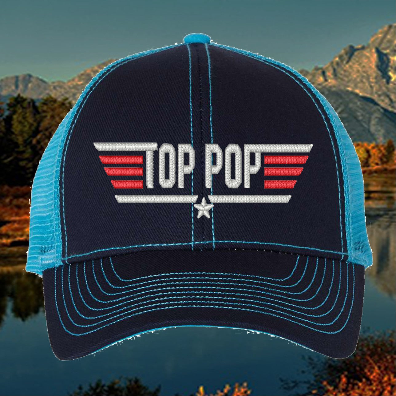 3D Top Pop Embroidered Structured Baseball Cap Hat