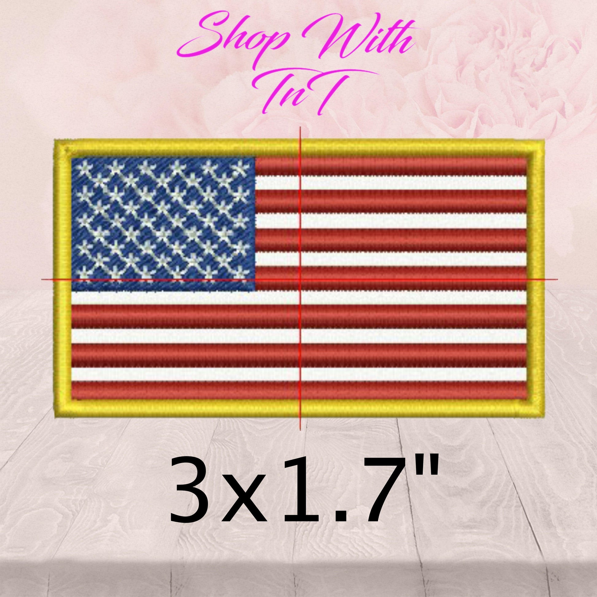 American Flag, USA, Embroidered, Iron On or Sew