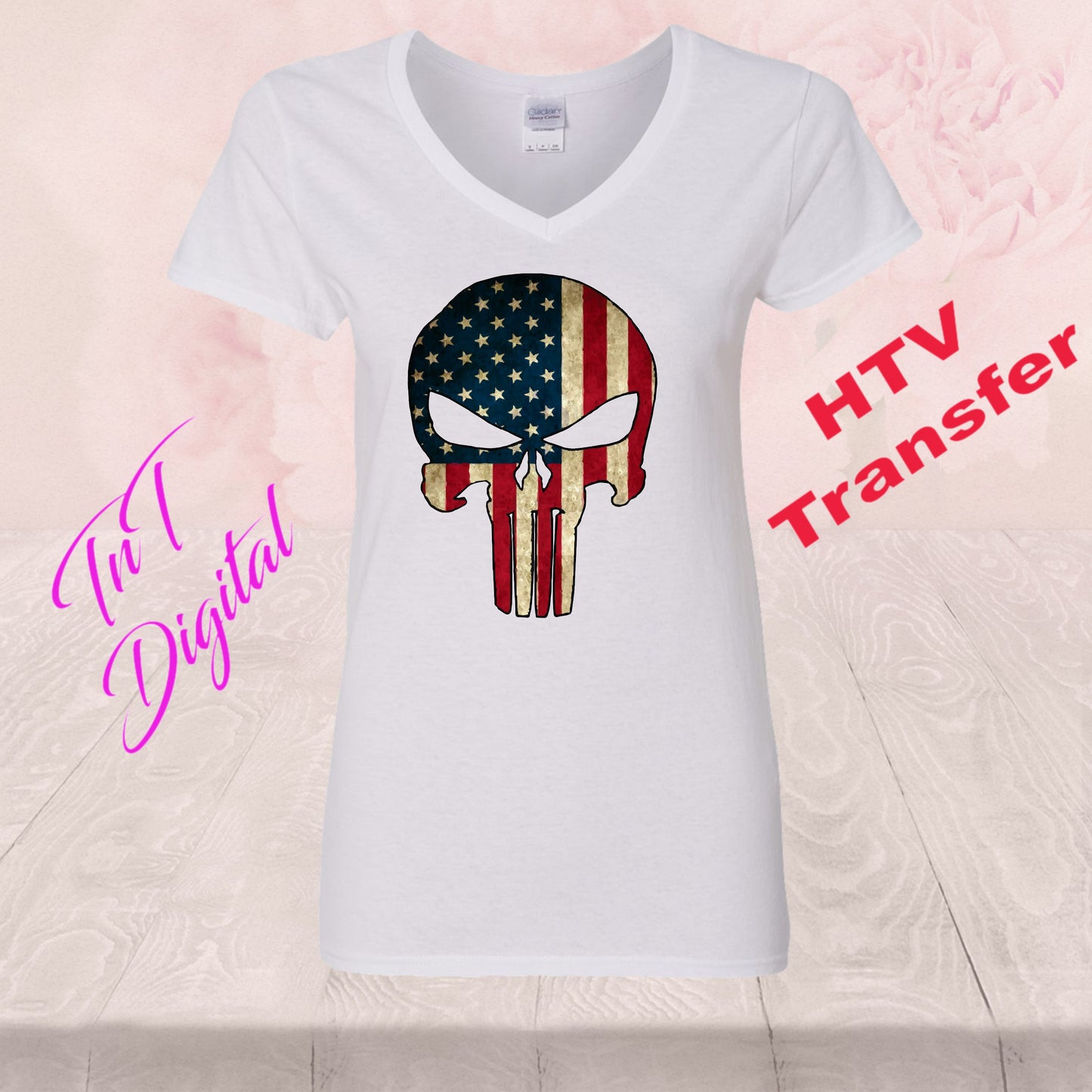 The Punisher | USA Flag | Digital PNG "File Only"