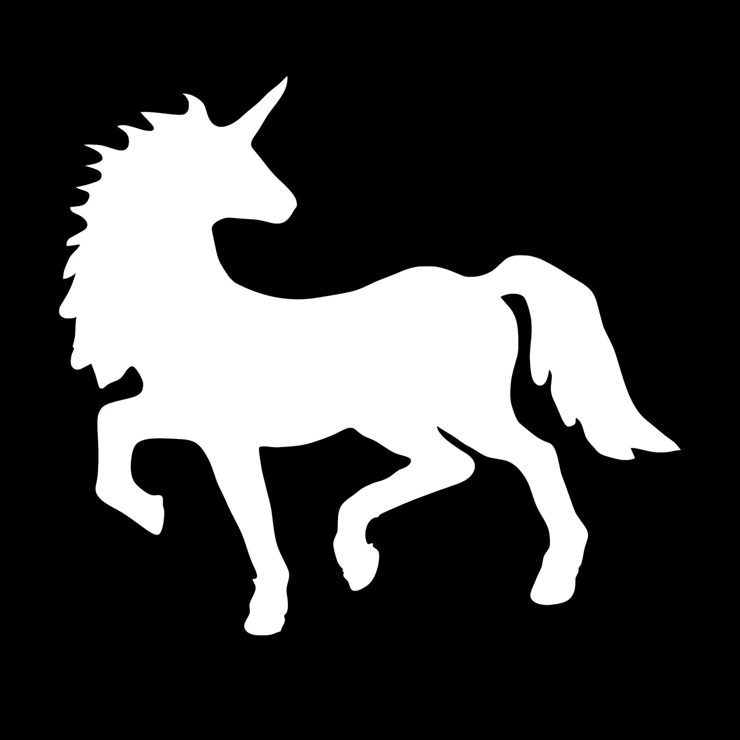Unicorn, Legendary Creature, Decal Sticker