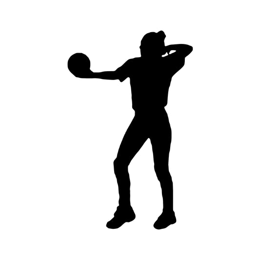 Volleyball Serve, Decal Sticker