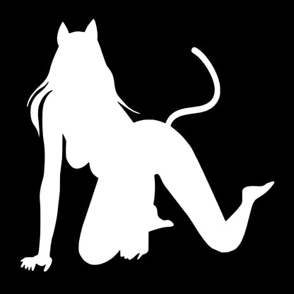 Sexy Vixen Kitty Cat, Decal Sticker