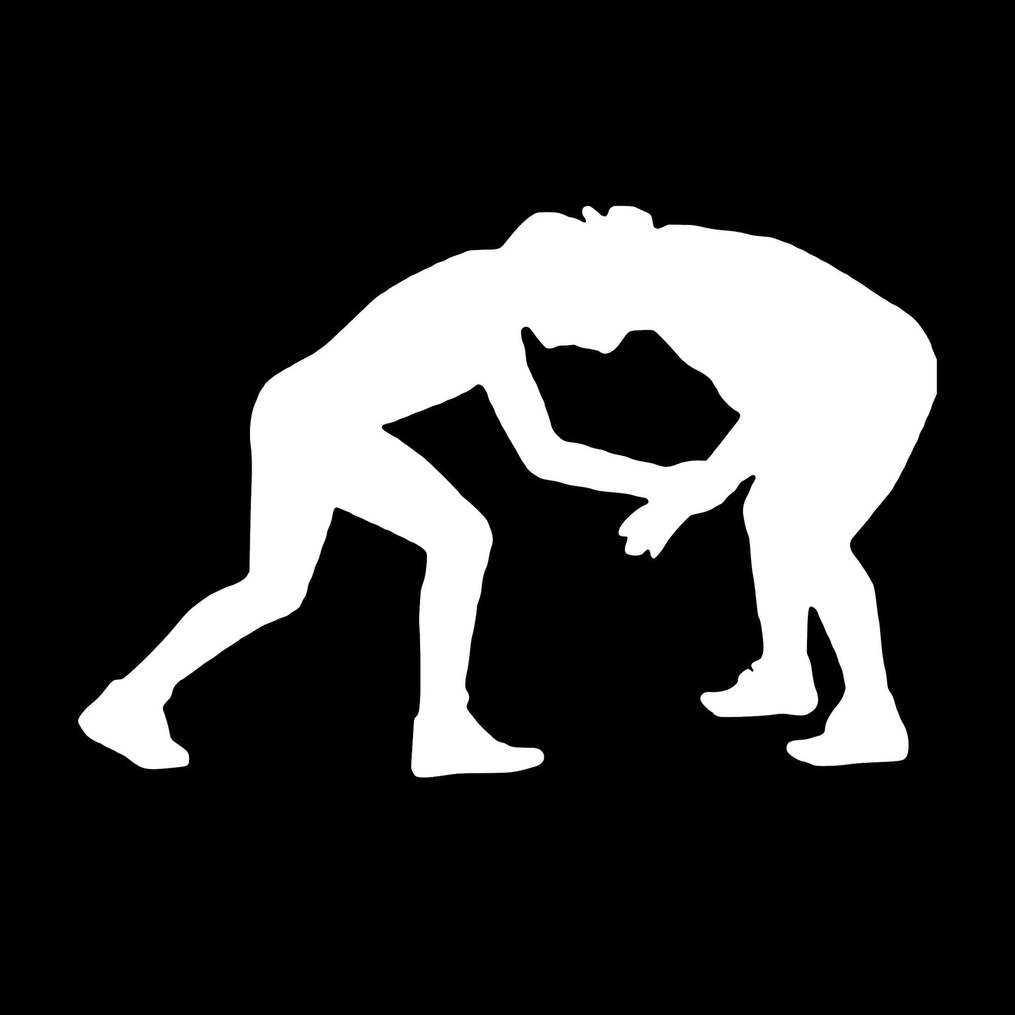 Wrestler Wrestling, Decal Sticker