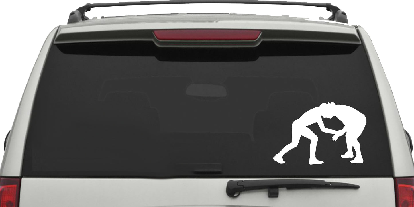 Wrestler Wrestling, Decal Sticker