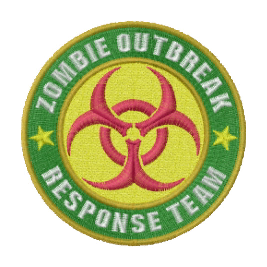 Zombie Outbreak Embroidered Patch