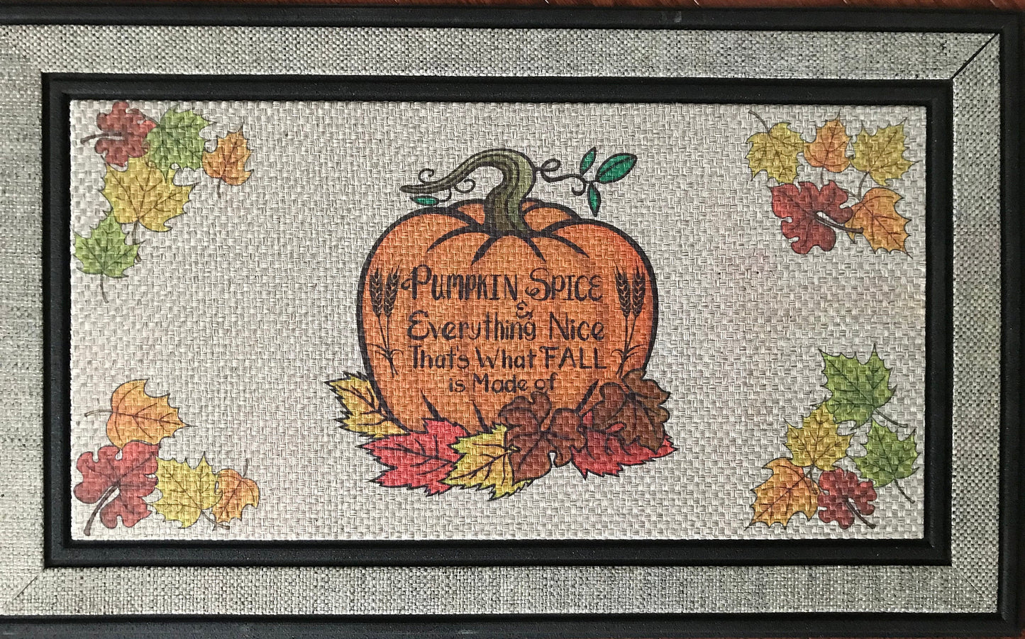 Pumpkin Spice, Indoor/Outdoor Door Floor Mat.