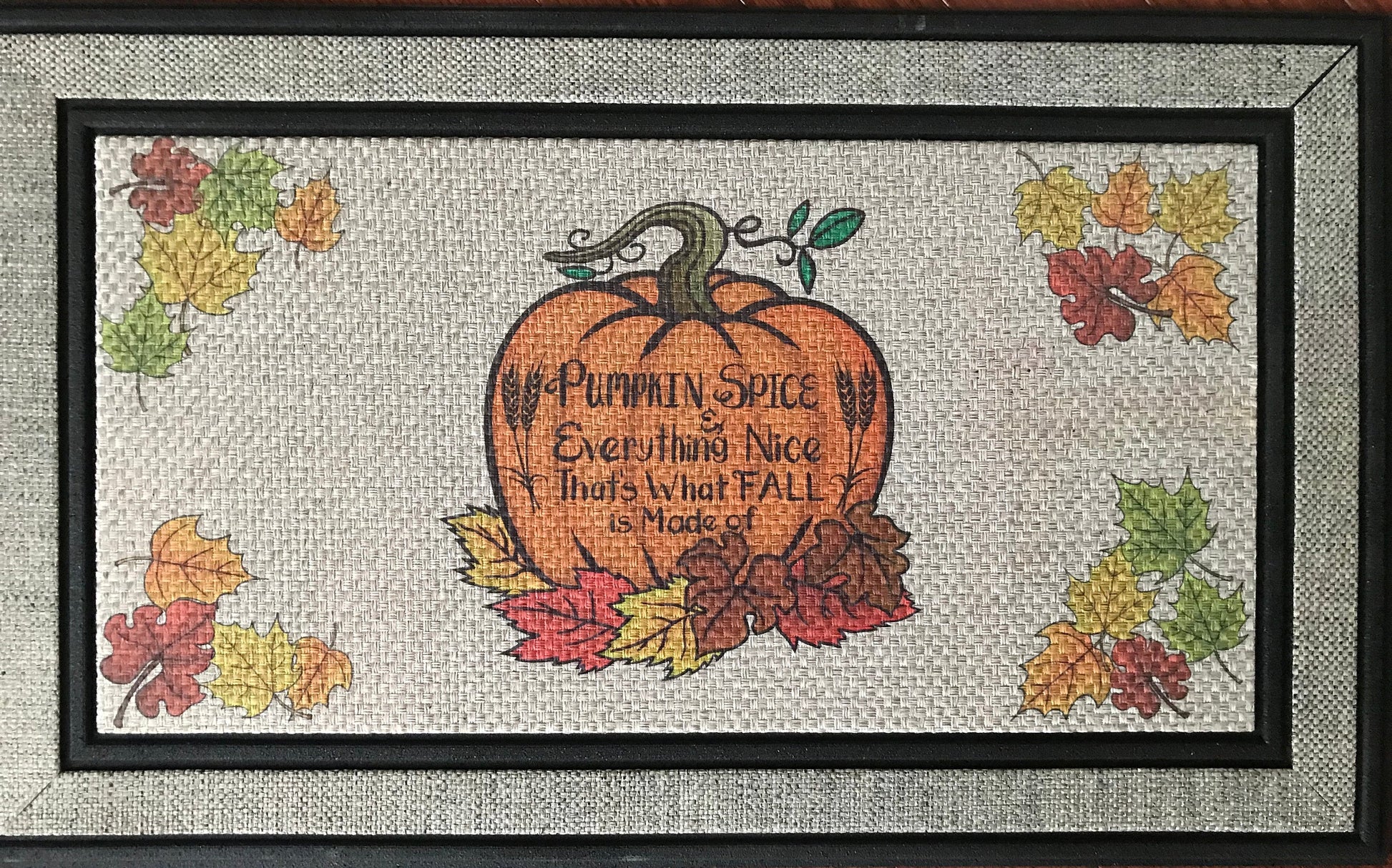 Pumpkin Spice, Indoor/Outdoor Door Floor Mat.