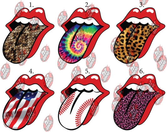6 Tongues Digital File,  PNG "File Only"