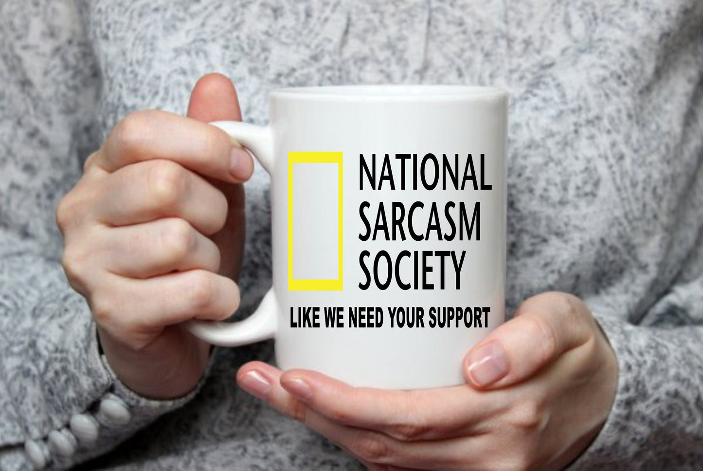 National Sarcasm Society, 15 oz  Mug