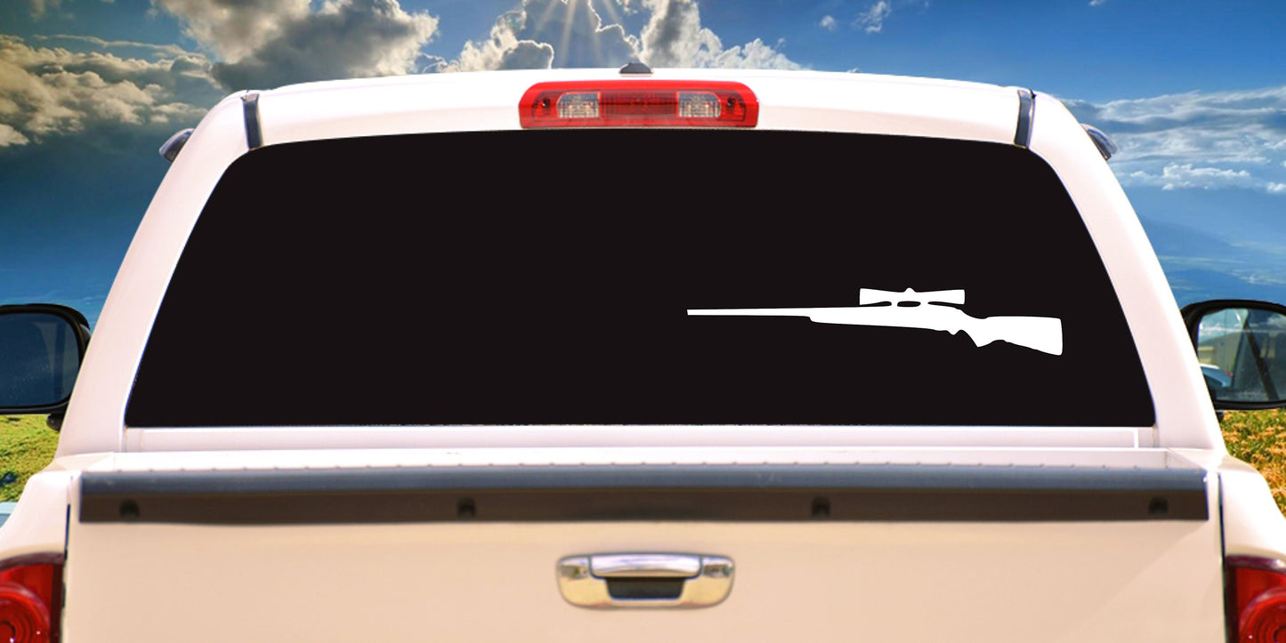 Riffle, Shotgun hunting, Sticker Decal